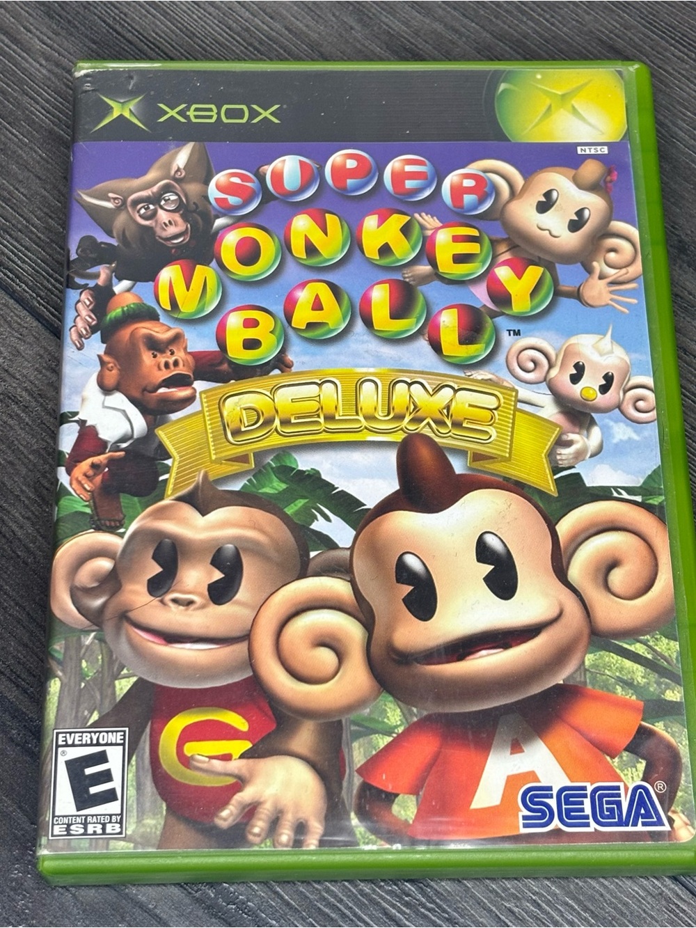 Super Monkey Ball Deluxe Microsoft Xbox 2005 Sega CIB Complete Untested